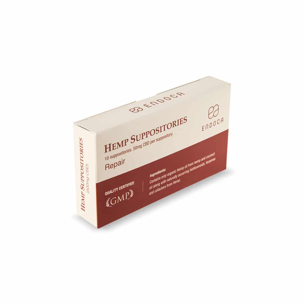 Endoca - Potenti supposte CBD (10*50 mg) - immagine 3