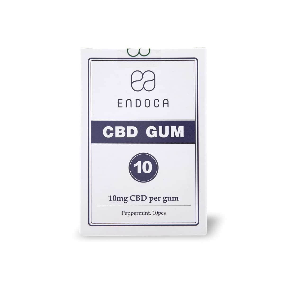 Endoca - Gomma da masticare CBD (10 pezzi) - Menta