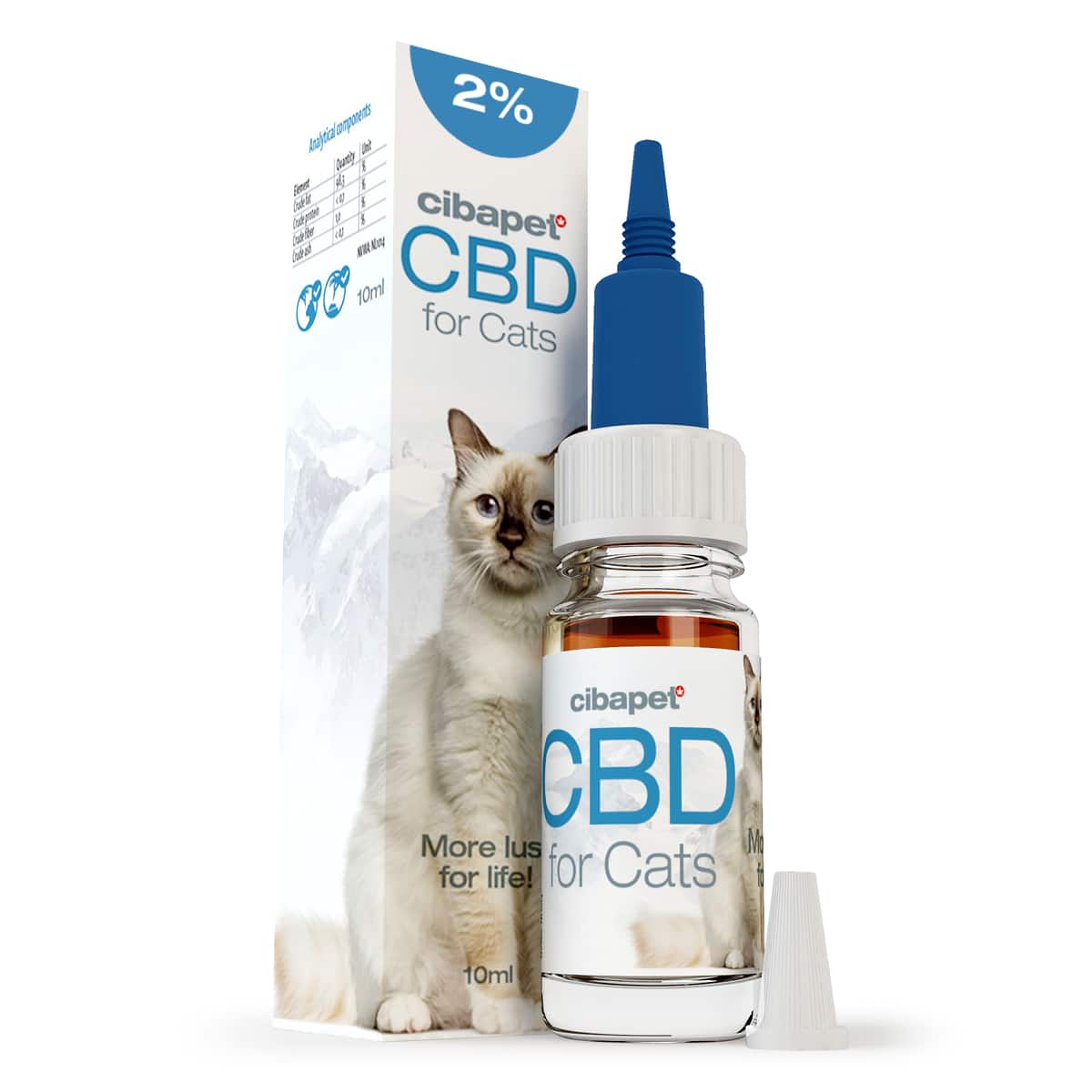 Cibapet - Olio di CBD 2% per gatti