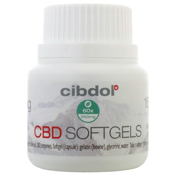 Cibdol - Capsules softgel CBD (60 pezzi – 16 mg)